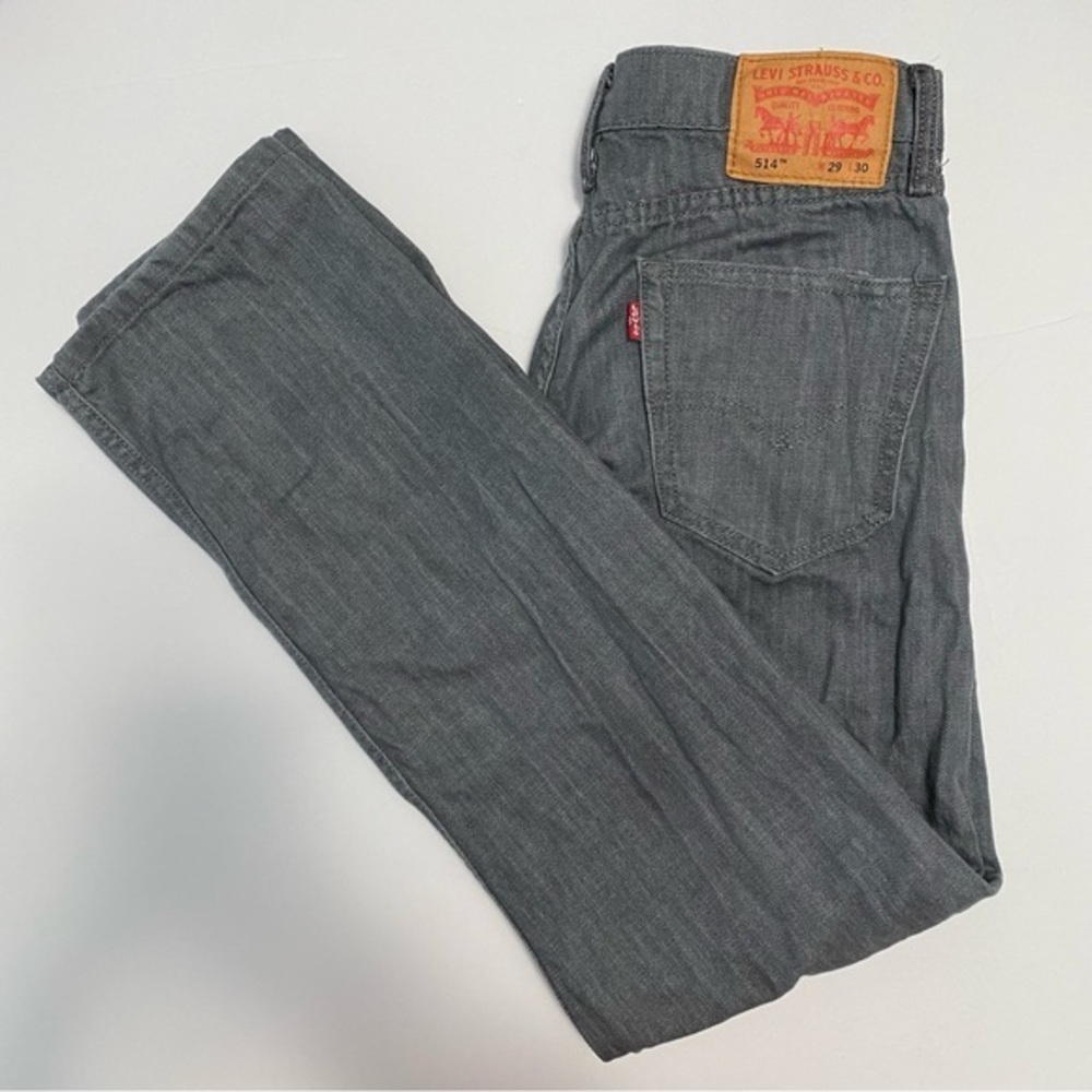 Levi's Men's 514‎ Straight Leg Grey Denim Jeans 29x30